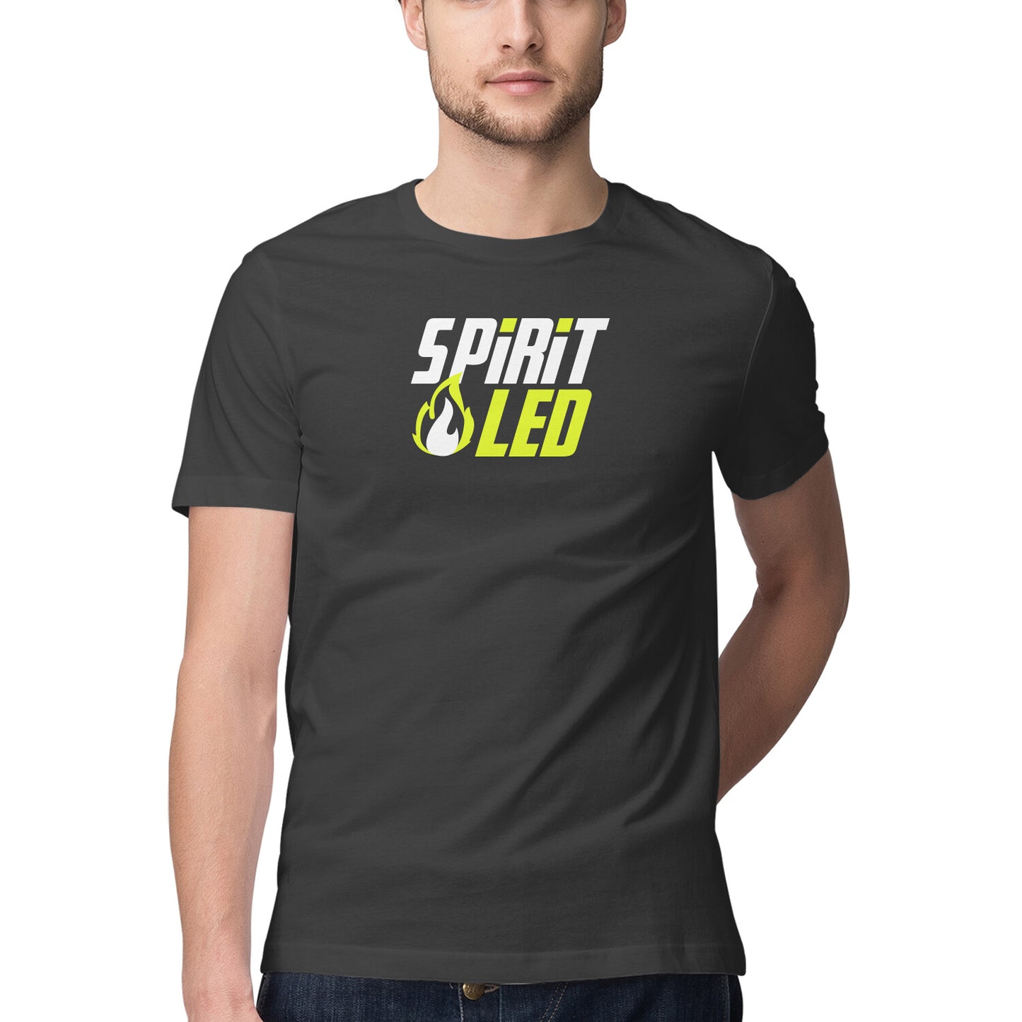 Spirit Led - Half Sleeve Round Neck Tshirt