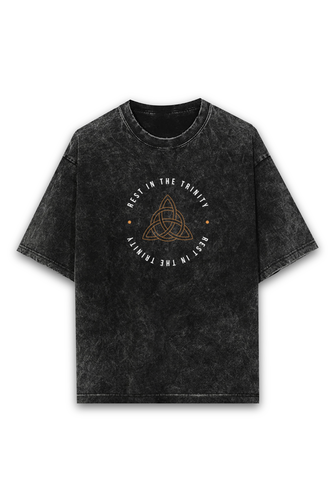 Rest in the Trinity - Oversized Acid Wash