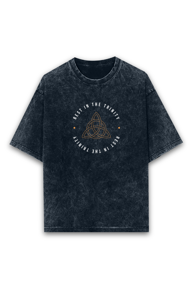 Rest in the Trinity - Oversized Acid Wash