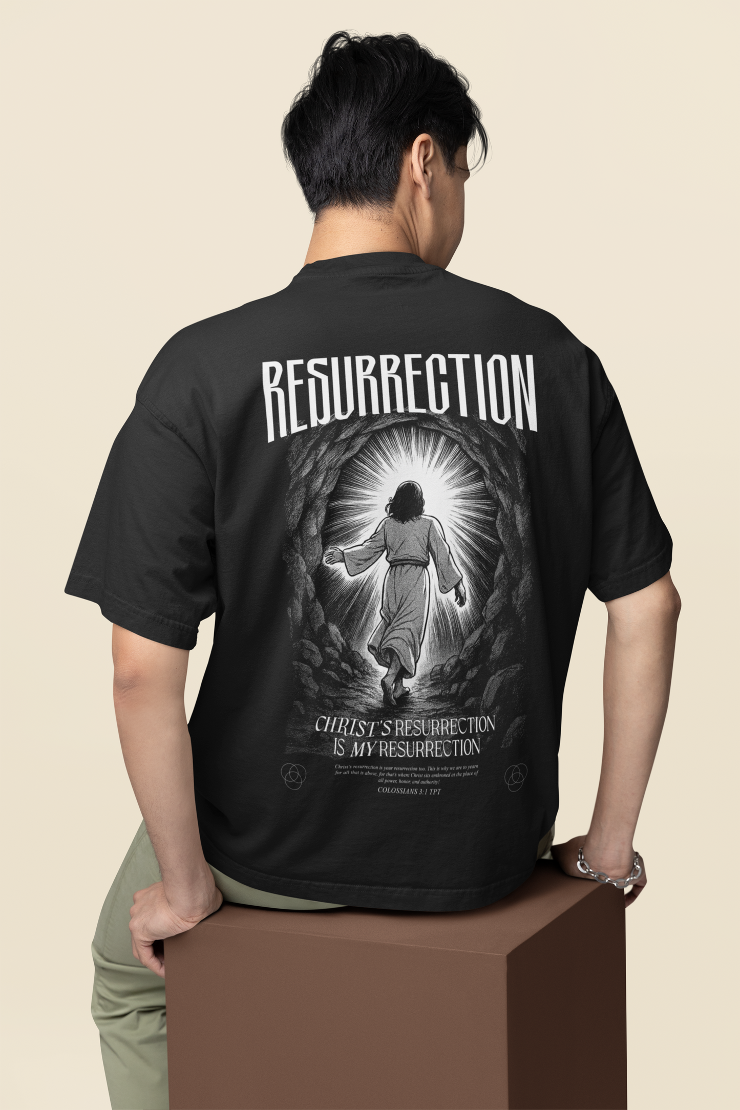 Christ's resurrection is your resurrection too - Oversized T-Shirt