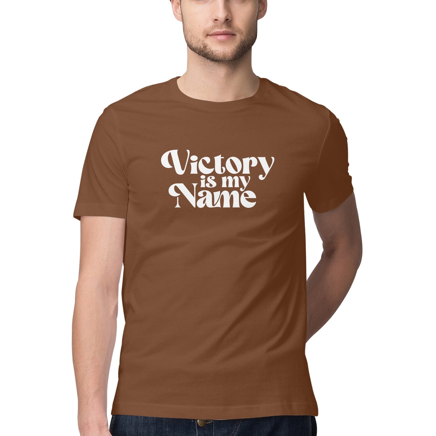 Victory is my Name - Half Sleeve Round Neck Tshirt