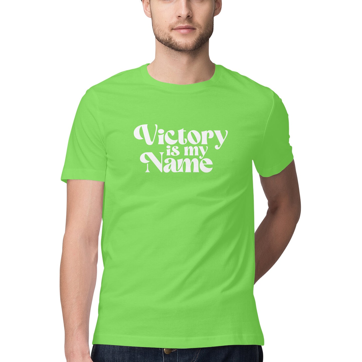 Victory is my Name - Half Sleeve Round Neck Tshirt