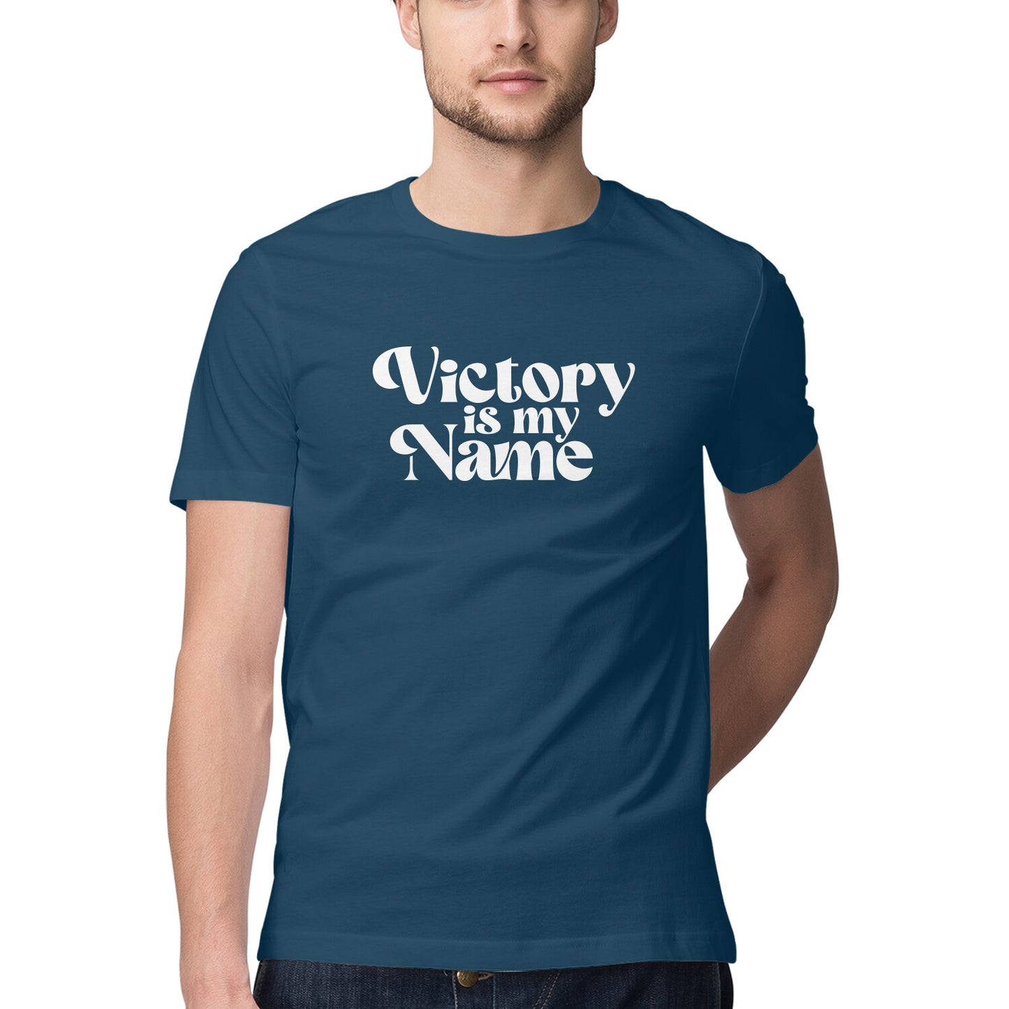 Victory is my Name - Half Sleeve Round Neck Tshirt