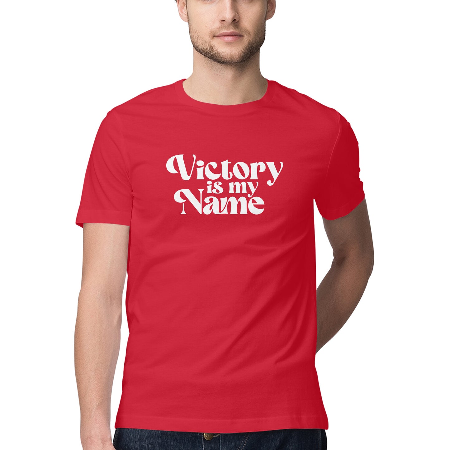 Victory is my Name - Half Sleeve Round Neck Tshirt