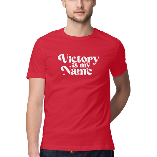 Victory is my Name - Half Sleeve Round Neck Tshirt