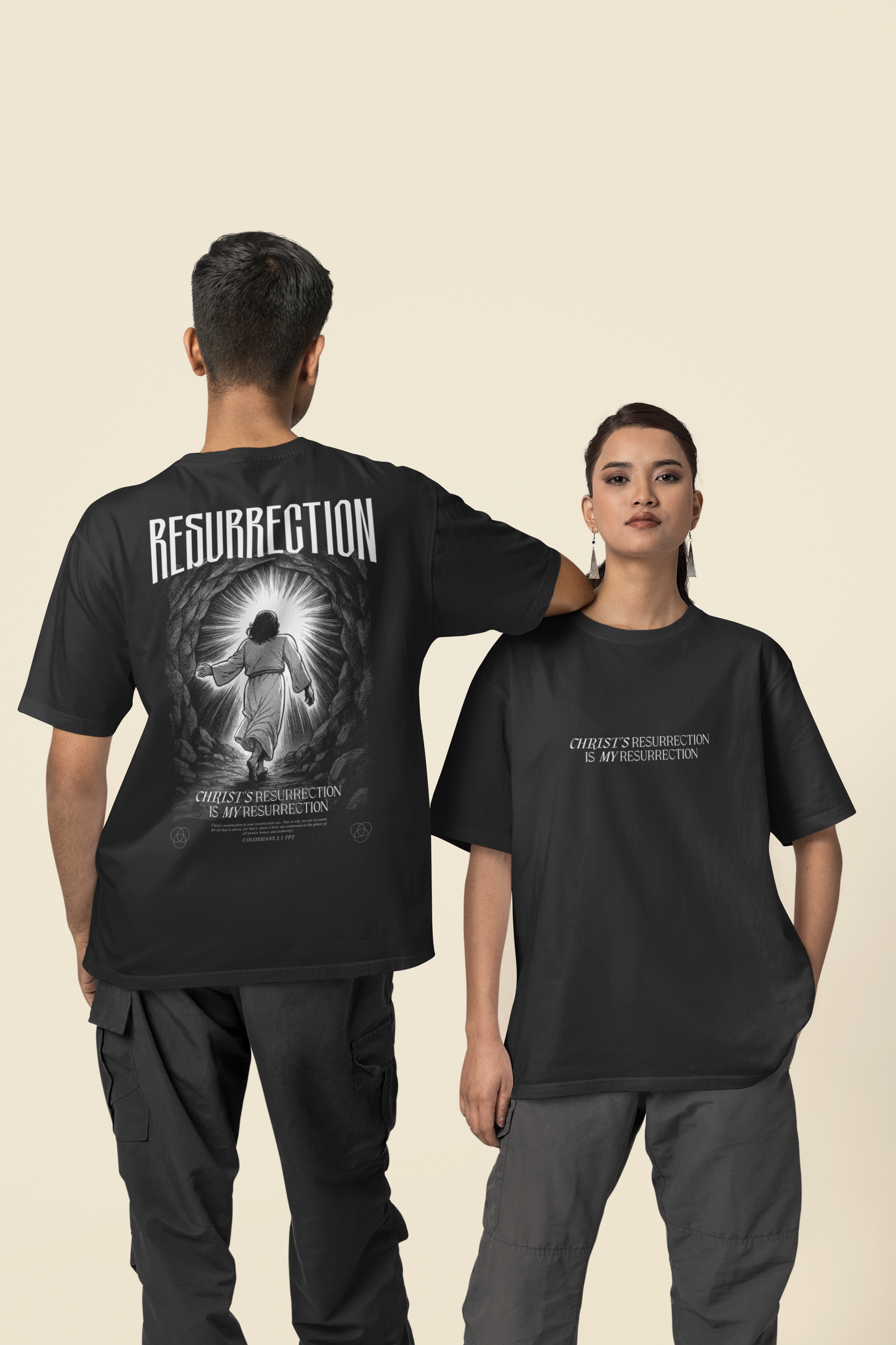 Christ's resurrection is your resurrection too - Oversized T-Shirt