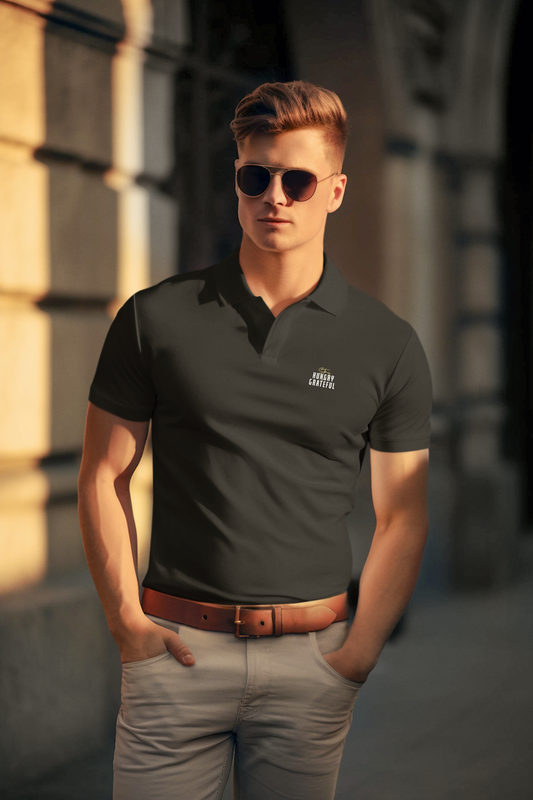 Stay Hungry & Grateful - Polo